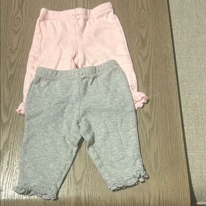Carter's Pink and Gray Leggings for Kids